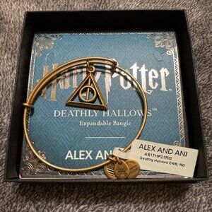 Harry Potter Deathly Hallows Expandable Alex and Ani Bangle Bracelet